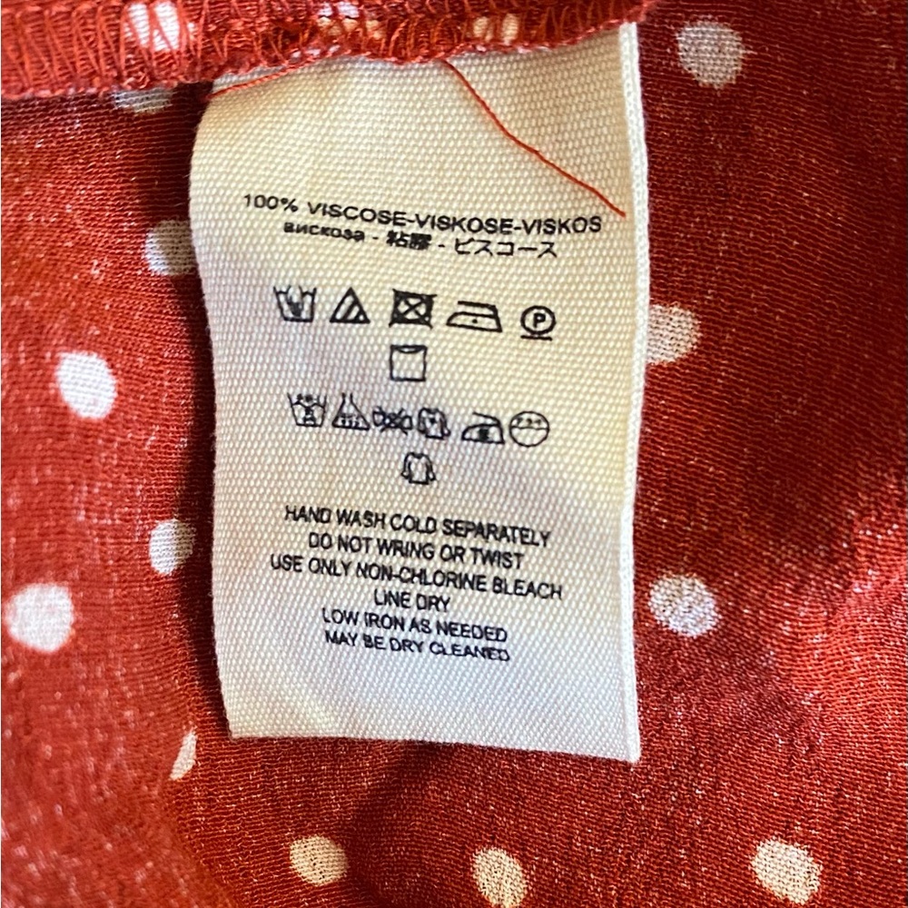 Free People Babylon River Flowy dark Orange
Patterned Pants size medium - Picture 6 of 7
